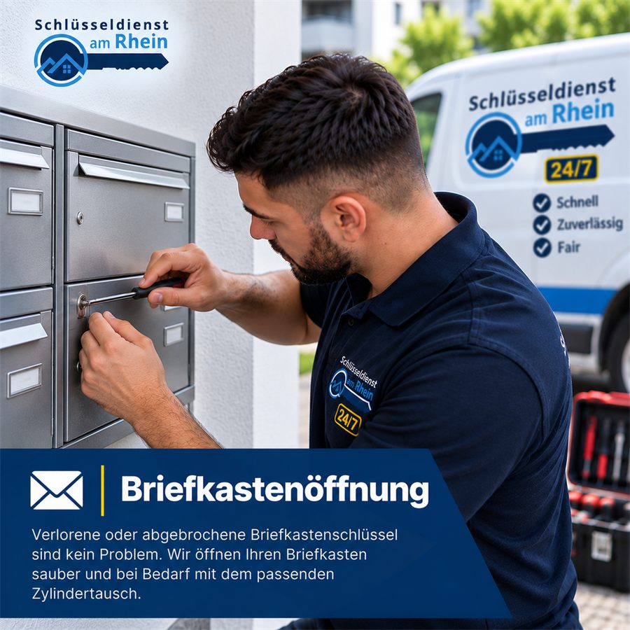 Briefkastenöffnung in Düsseldorf