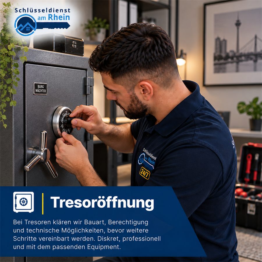 Tresoröffnung in Düsseldorf